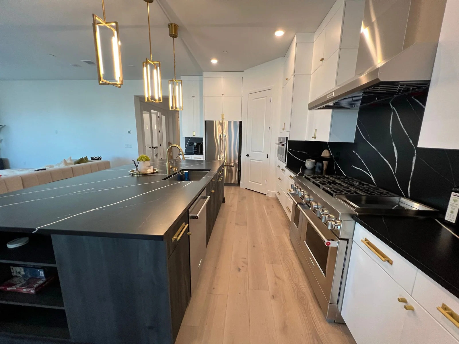 Residential flooring installation